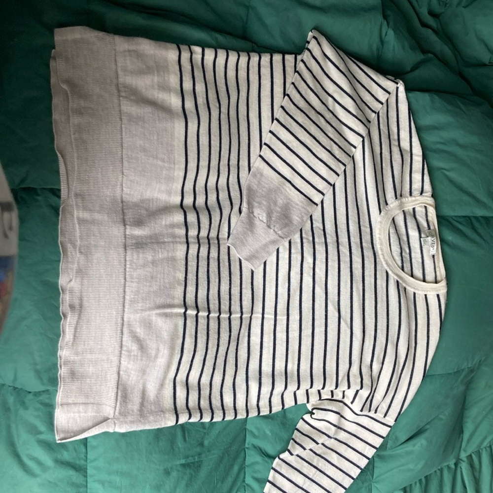 Orvis striped oversized sweater, XL